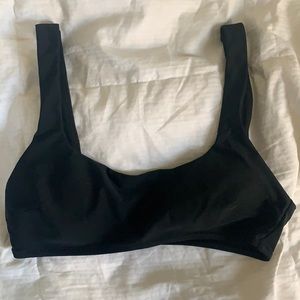 Aerie Wide Strap Scoop Bikini Top